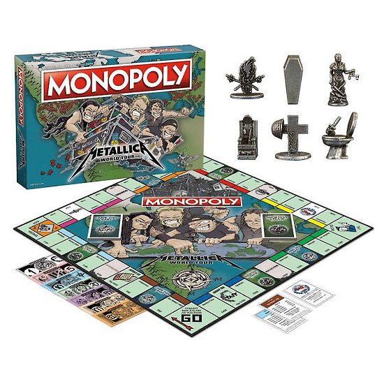 Metallica Monopoly - Metallica - Gesellschaftsspiele - METALLICA - 5036905045735 - 15. Februar 2022