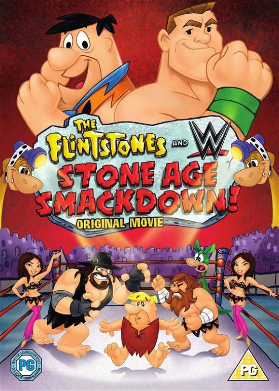 Cover for The Flintstones WWE Stone Age Smack Down (DVD) (2015)