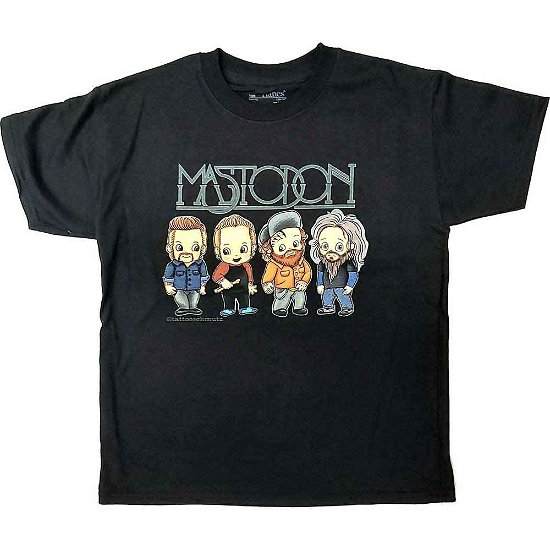 Cover for Mastodon · Mastodon Kids T-Shirt: Band Character (12-13 Years) (T-shirt) [size 12-13yrs] [Black - Kids edition]