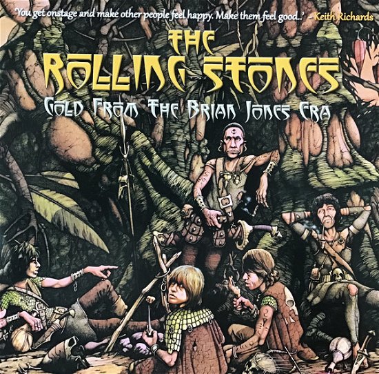 Cover for The Rolling Stones · Gold From The Brian Jones Era (2 LP gold) (10&quot;) (2020)
