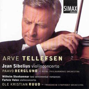 Violin Cto in D Minor / 2 Sentimental Romances - Sibelius / Stenhammar / Berglund / Rpo / Ruud - Música - SIMAX - 7033662011735 - 9 de setembro de 1999