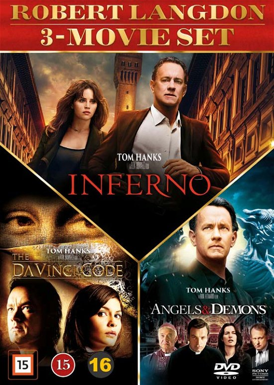 The Da Vinci Code / Angels & Demons / Inferno - Robert Langdon 3-Movie Set - Film - JV-SPHE - 7330031000735 - 2. marts 2017