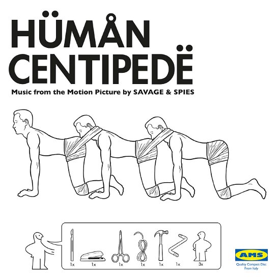 Cover for Savage, Patrick &amp; Holeg Spies · Human Centipede (CD) [Papersleeve] (2021)