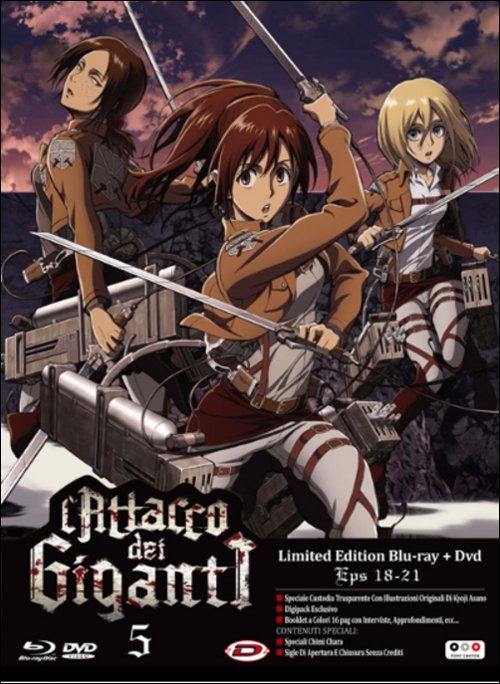 Cover for Attacco Dei Giganti (L') #05 ( (Blu-ray) [Limited edition] (2018)