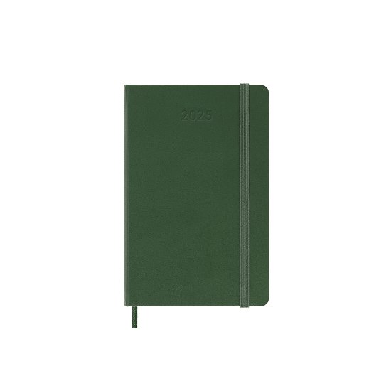 Cover for Moleskine · Moleskine 2025 12-Month Weekly Pocket Hardcover Notebook: Myrtle Green (Paperback Book) (2024)