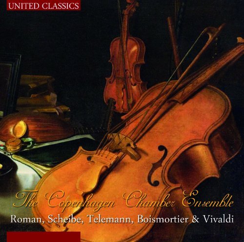 Cover for Copenhagen Chamber Ensemble · Roman, Scheibe, Telemann, Boismortier &amp; Vivaldi (CD) (2012)