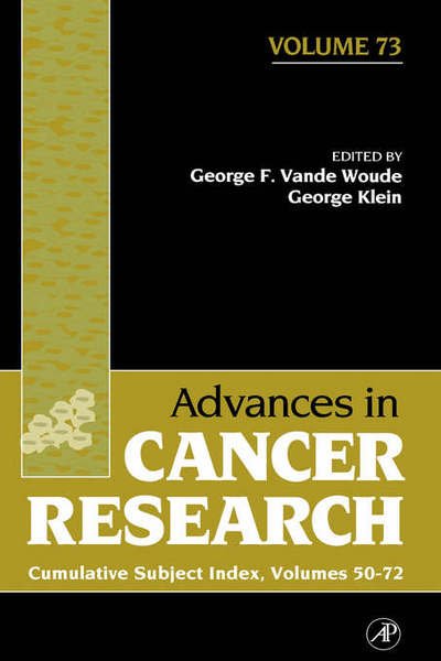 Cover for George F Vande Woude · Advances in Cancer Research: Cumulative Subject Index - Advances in Cancer Research (Gebundenes Buch) (1997)