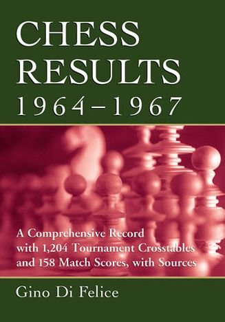 Cover for Gino Di Felice · Chess Results, 1964-1967: A Comprehensive Record with 1,204 Tournament Crosstables and 158 Match Scores, with Sources (Taschenbuch) (2013)