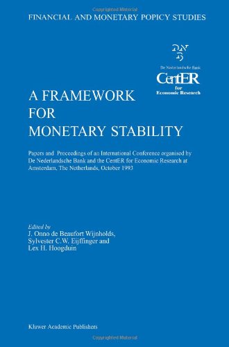 A Framework for Monetary Stability: Papers and Proceedings of an International Conference organised by De Nederlandsche Bank and the CentER for Economic Research at Amsterdam - Financial and Monetary Policy Studies - J. Onno De Beaufort Wijnholds - Books - Springer - 9780792331735 - September 30, 1994