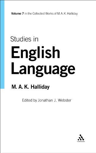 Cover for Jonathan J. Webster · Studies in English Language: Volume 7 (Collected Works M a Halliday) (Gebundenes Buch) (2005)