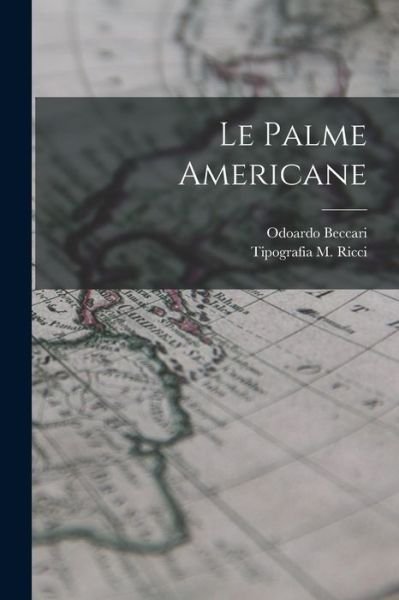 Cover for Odoardo Beccari · Palme Americane (Bok) (2022)