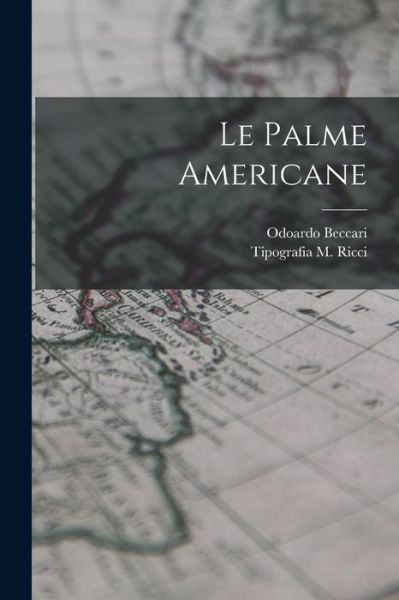 Cover for Odoardo Beccari · Palme Americane (Bok) (2022)