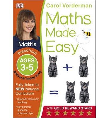 Cover for Carol Vorderman · Maths Made Easy: Adding &amp; Taking Away, Ages 3-5 (Preschool): Supports the National Curriculum, Preschool Exercise Book - Made Easy Workbooks (Paperback Bog) (2014)