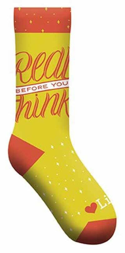 Cover for Gibbs Smith Publisher · Read Before You Think socks (Trykksaker) (2020)