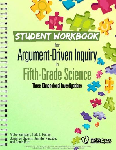 Cover for Victor Sampson · Student Workbook for Argument-Driven Inquiry in Fifth-Grade Science: Three-Dimensional Investigations (Paperback Book) (2021)