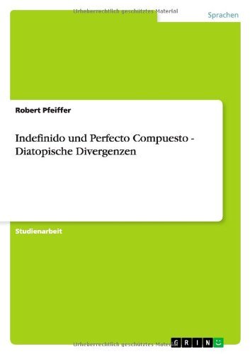Cover for Pfeiffer · Indefinido und Perfecto Compue (Book) [German edition] (2013)
