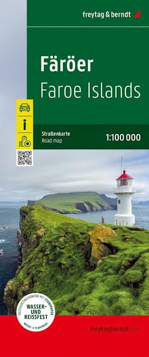 Cover for Freytag &amp; Berndt · Freytag &amp; Berndt Road Map: Färöer - Føroyar - Faroe Islands Road Map (Hardcover Book) (2025)