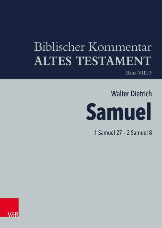 Cover for Walter Dietrich · Biblischer Kommentar Altes Testament - Einbanddecken: Einbanddecke (Hardcover Book) (2019)