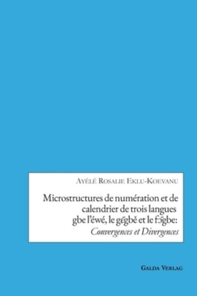 Cover for Eklu-Koevanu · Microstructures de numérat (Bog) (2020)