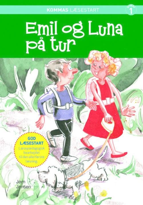 Cover for Jørn Jensen · Kommas læsestart: Emil og Luna på tur - niveau 1 (Bound Book) [2e édition] (2015)
