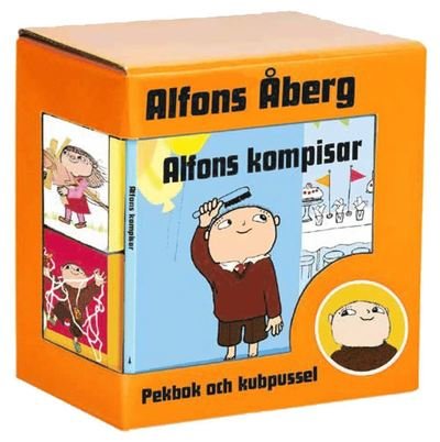 Cover for Gunilla Bergström · Alfons kompisar: bok och kubpuss (Board book) (2022)