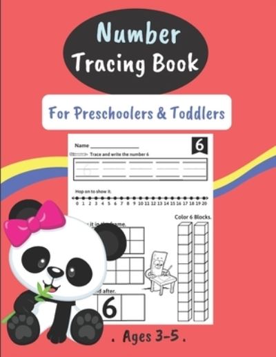 Cover for Thunder Publishing · Number Tracing Book For Preschoolers &amp; Toddlers Ages 3-5 (Paperback Bog) (2020)