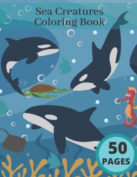 Cover for Perfect Tom · Sea Creatures Coloring Book (Paperback Book) (2020)