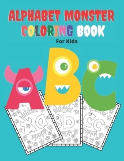Cover for Sketch Book Edition · Alphabet Monster Coloring Book for kids (Paperback Book) (2020)
