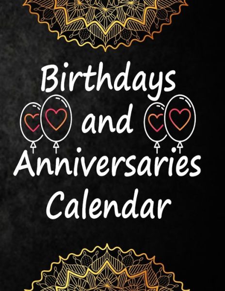 Cover for Paper · Birthdays and Anniversaries Calendar (Paperback Book) (2020)