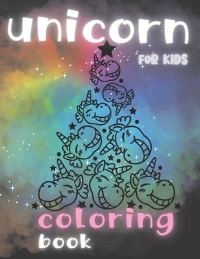 Cover for Ash-Bal Creations · Unicorn Coloring Book for Kids (Paperback Book) (2021)