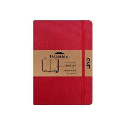 Cover for Moustachine · Moustachine Classic Linen Medium Classic Red Blank Flex (Book) (2024)