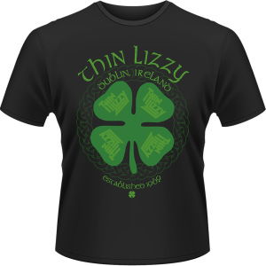 Thin Lizzy · Four Leaf Clover (T-shirt) [size L] [Black edition] (2012)