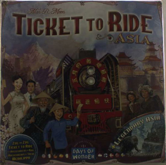 Ticket to Ride  Asia - Ticket to Ride  Asia - Merchandise - Days Of Wonder - 0824968117736 - December 27, 2017