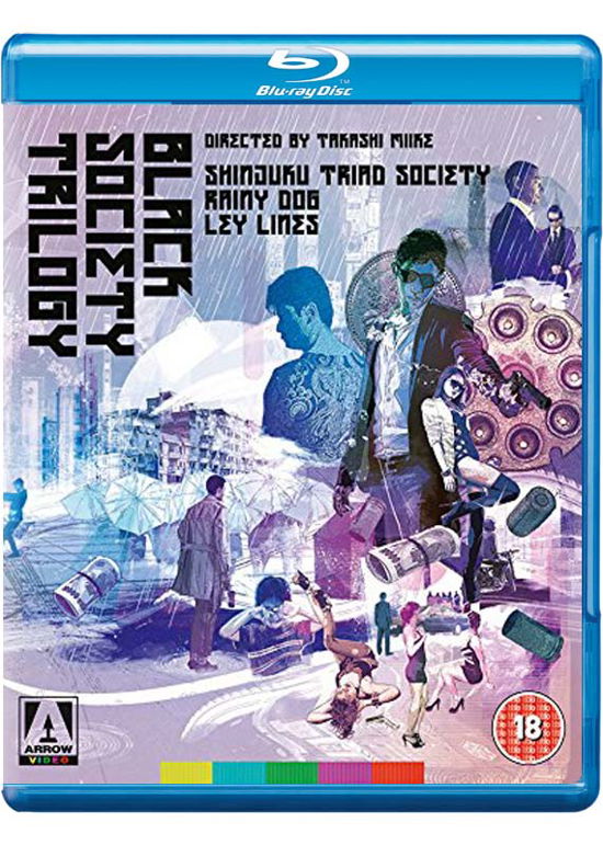 The Black Society Trilogy - Shinduku Triad Society / Rainy Dog / Ley Lines - The Black Society Trilogy BD - Movies - Arrow Films - 5027035015736 - January 16, 2017