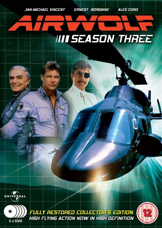 Cover for Airwolf Series 3 · Airwolf Season 3 (DVD) (2014)