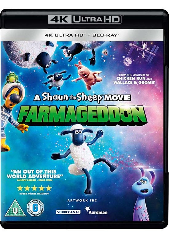Cover for Shaun the Sheep Movie: Farmageddon · A Shaun The Sheep Movie - Farmageddon (4K UHD Blu-ray) (2020)