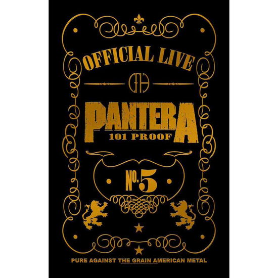 Cover for Pantera · Pantera Textile Poster: 101 Proof (Poster) (2019)