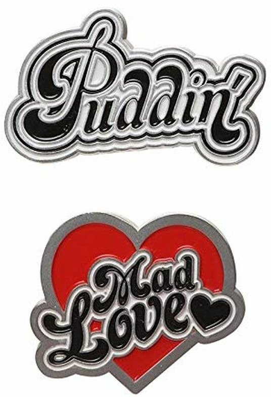 Harley Quinn (Pin Badge Set Of 2 / Set Spille) - Dc Comics: Half Moon Bay - Merchandise -  - 5055453474736 - 3. februar 2020