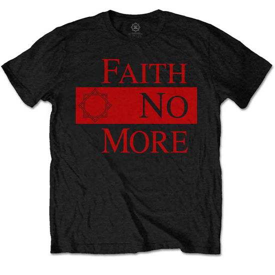 Faith No More Unisex T-Shirt: Classic New Logo Star - Faith No More - Merchandise -  - 5056561060736 - 