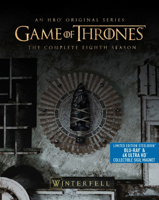 Game Of Thrones S08 Uhd/Bd Steelbook - Game of Thrones - Filmy - Warner - 7340112749736 - 2 grudnia 2019