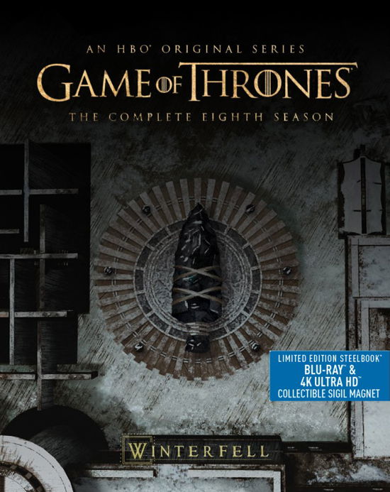 Game Of Thrones S08 Uhd/Bd Steelbook - Game of Thrones - Filmes - Warner - 7340112749736 - 2 de dezembro de 2019