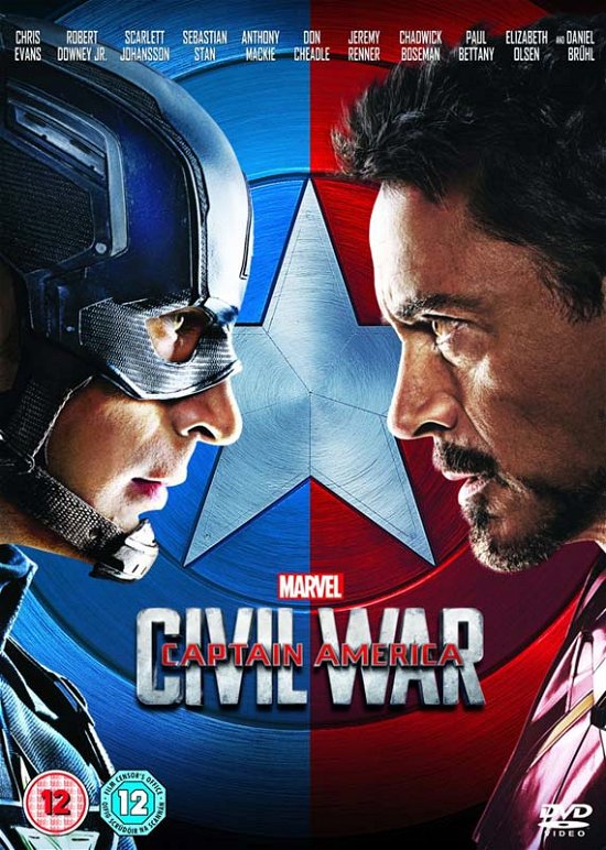 Cover for Captain America Civil War (DVD) (2016)