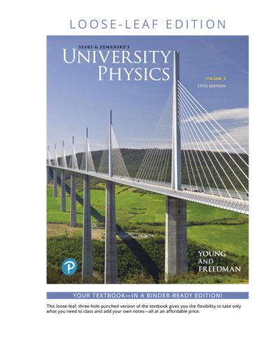 Cover for Hugh Young · University Physics with Modern Physics Volume 3 (Chapters 37-44), Loose Leaf Edition (Loose-leaf) (2019)