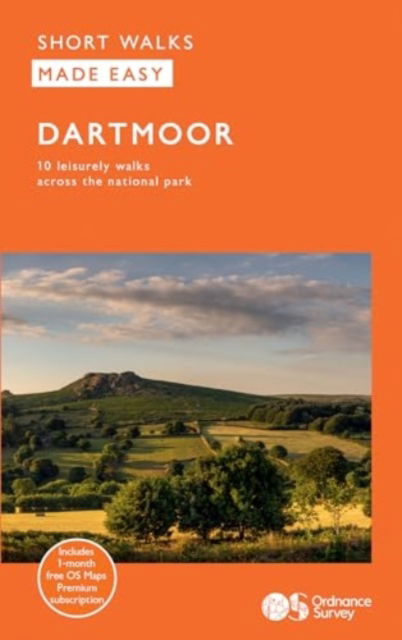 Cover for Dartmoor - OS Short Walks Made Easy (Book) (2024)