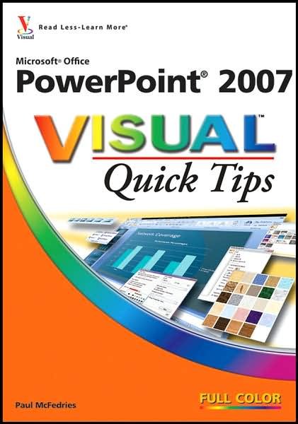 Cover for Paul Mcfedries · Powerpoint 2007 Visual Quick Tips - Visual Quick Tips (Paperback Book) (2007)