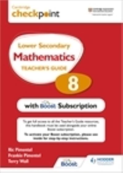 Cover for Frankie Pimentel · Cambridge Checkpoint Lower Secondary Mathematics Teacher's Guide 8 with Boost Subscription: Third Edition (Book) (2021)