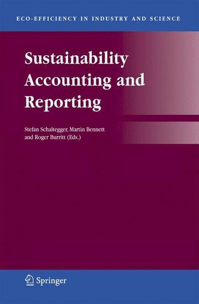 Cover for Stefan Schaltegger · Sustainability Accounting and Reporting - Eco-Efficiency in Industry and Science (Paperback Bog) [2006 edition] (2006)