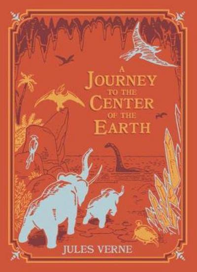 Cover for Jules Vernes · A Journey to the Center of the Earth (Barnes &amp; Noble Children's Leatherbound Classics) (Hardcover bog) [Bonded Leather edition] (2017)