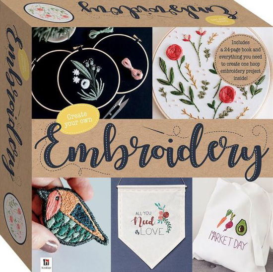 Create Your Own Embroidery Box Set - Embroidery - Hinkler Pty Ltd - Livros - Hinkler Books - 9781488937736 - 1 de fevereiro de 2019