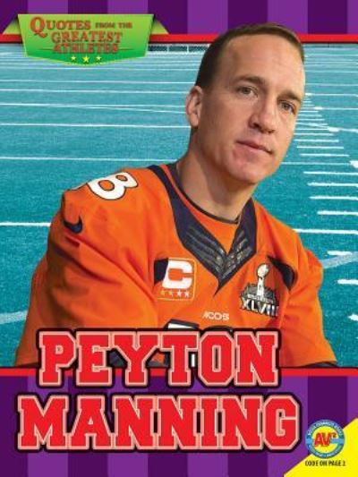 Cover for N/a · Peyton Manning (Paperback Book) (2015)